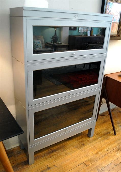 red steel lawyer barrister book cabinet for bar|Metal Barrister Bookcase Vintage for sale .